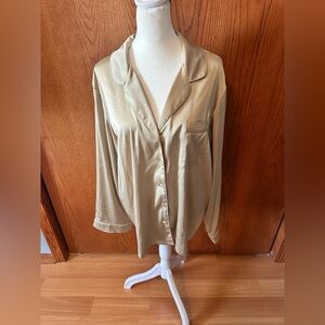 NWT International Concepts 2 Piece Pajama Set Womens Size L Safari